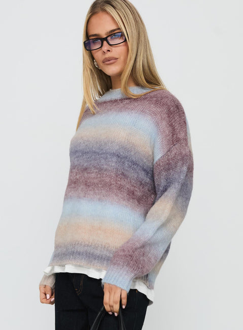 Galaxy Glow Knit Sweater Multi