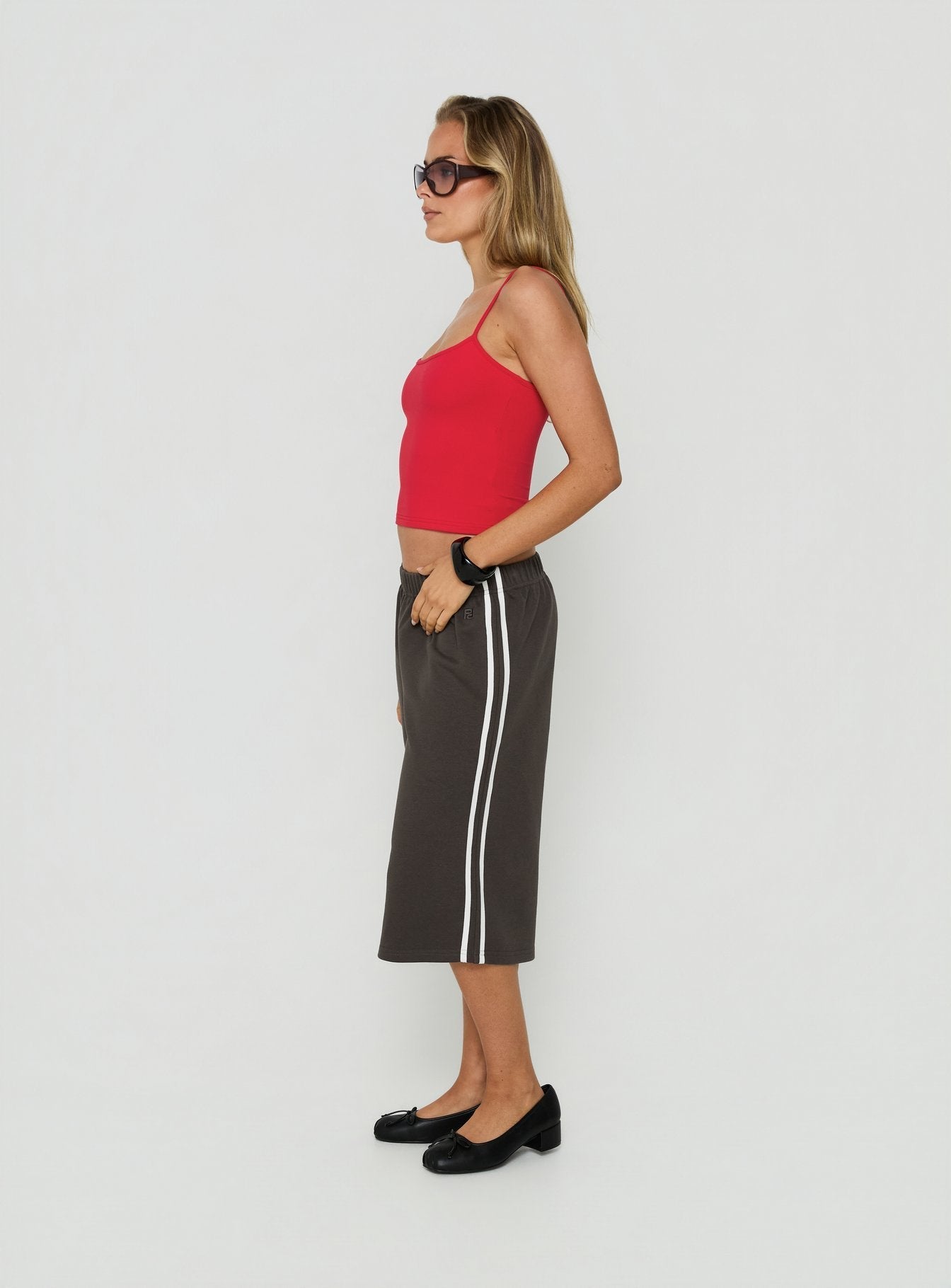 Sayllor Longline Sweat Shorts Iron Grey