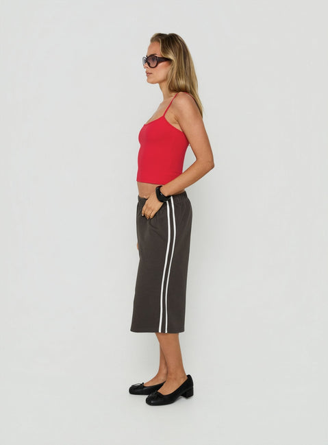 Sayllor Longline Sweat Shorts Iron Grey