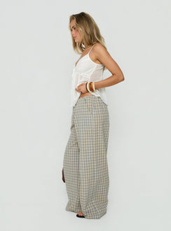 Lunea Concealed Waistband Pants Multi Check