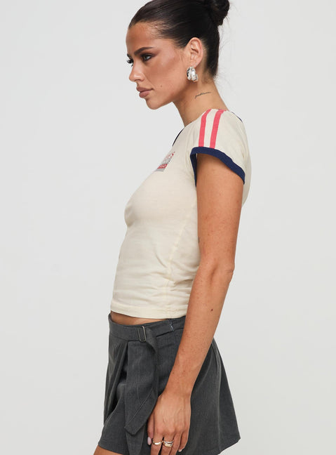 Snoopy Tennis Club Tee White