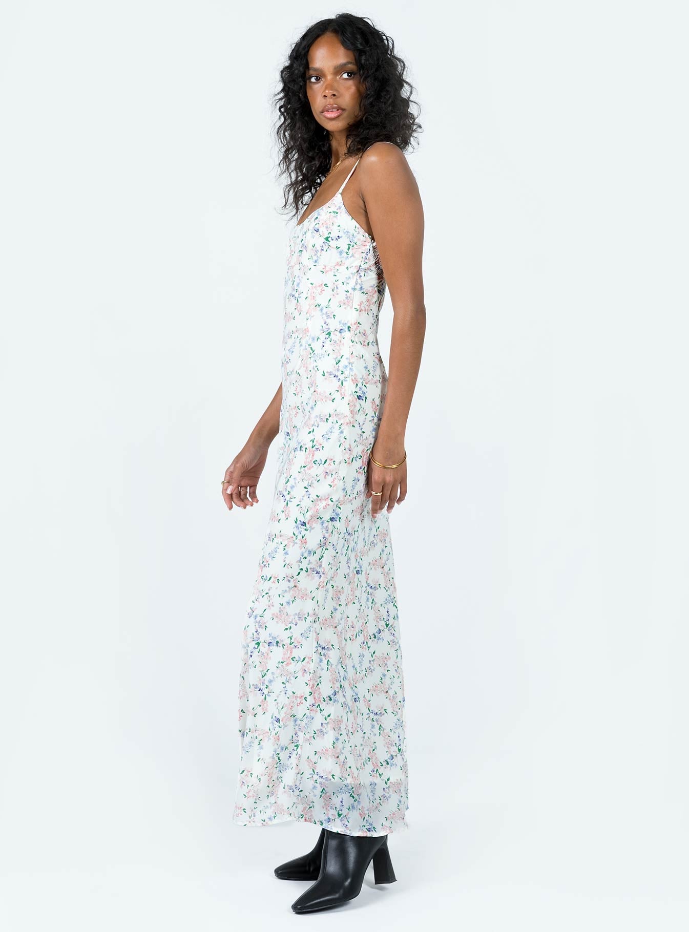 product Princess Polly Crew Neck  Fairholm Maxi Dress White / Floral