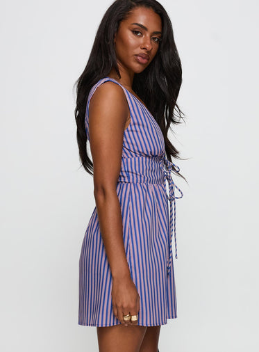 Pokey Mini Dress Navy Stripe