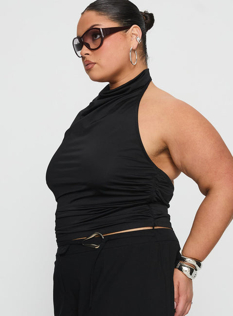 Giggle Top Black Curve