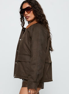 Shadow Phase Jacket Brown