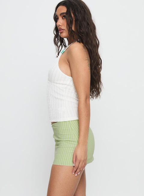Abbygail Mini Skort Green