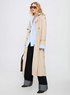 Vision Board Trench Coat Beige