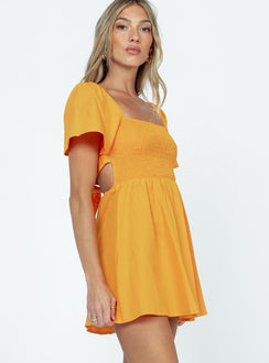 product Princess Polly Square Neck  Summer Nights Mini Dress Orange