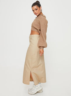 product Devine Cargo Maxi Skirt Stone Princess Polly  Maxi 