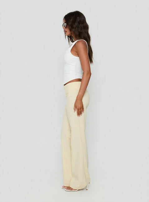 Totti Pant Butter Yellow