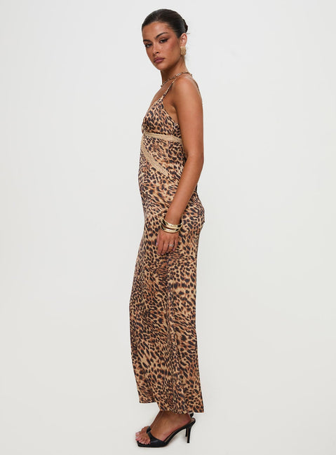Sanctuary Maxi Dress Leopard