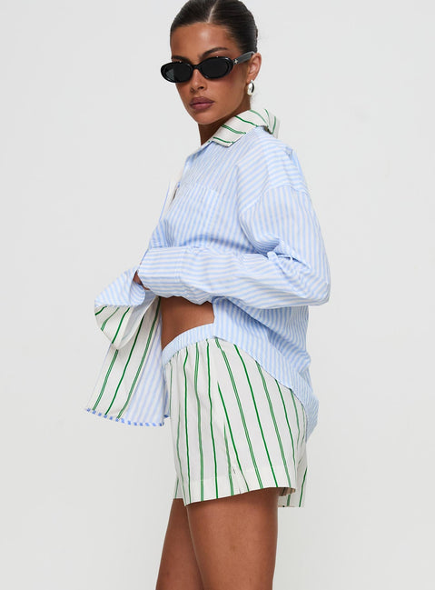 Broady Boxer Shorts Multi High Waisted Shorts 