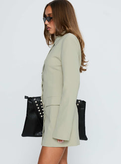 Cheri Long Sleeve Mini Dress Matcha