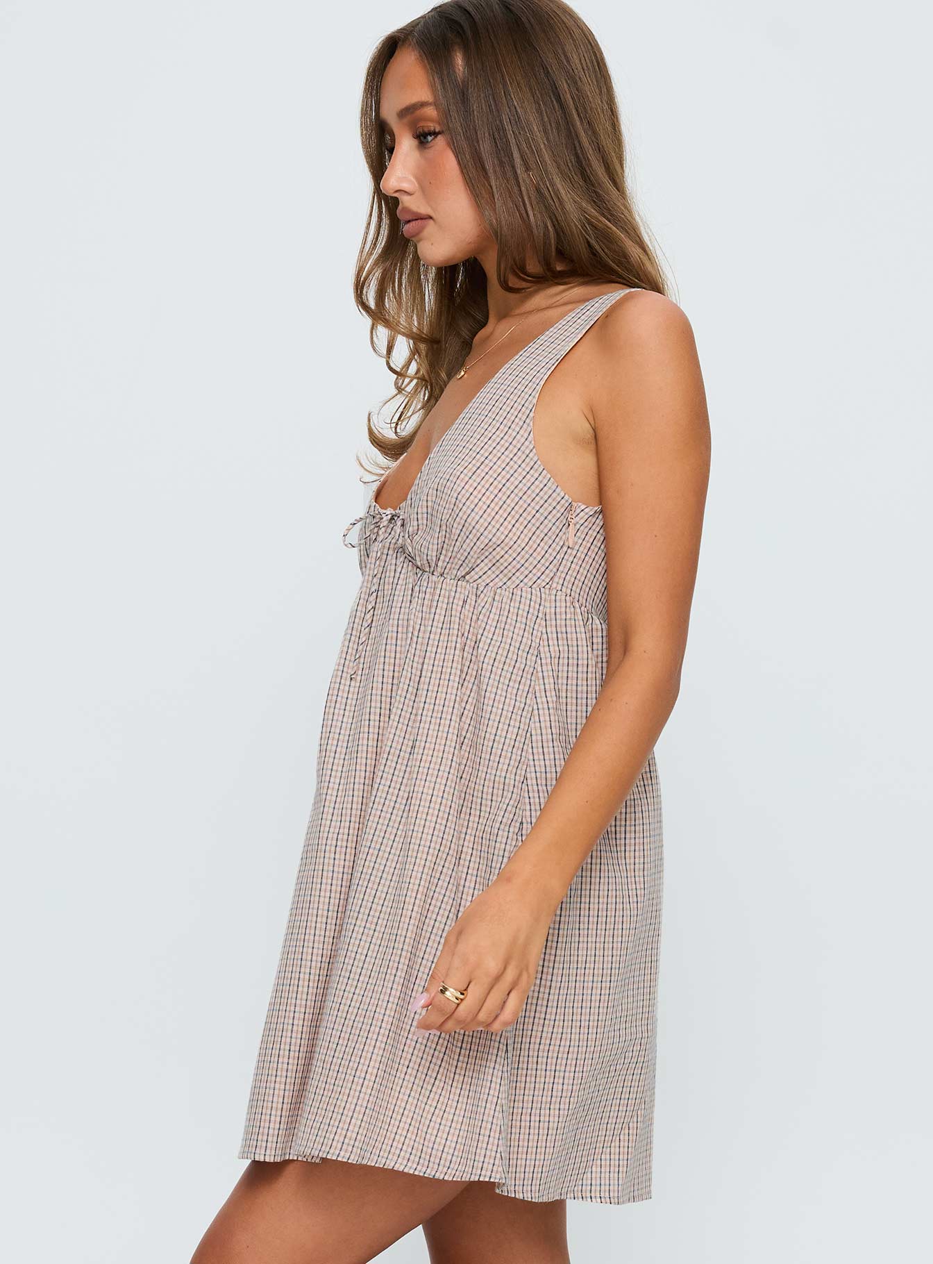 Nelty Mini Dress Check