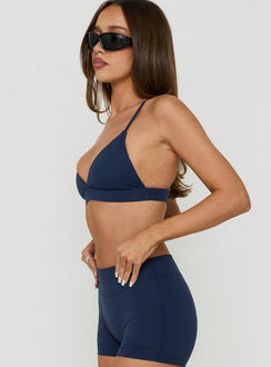 Aerial Active Crossback Bralette Navy