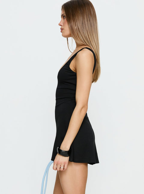 Sosa Jersey Scoop Playsuit Black