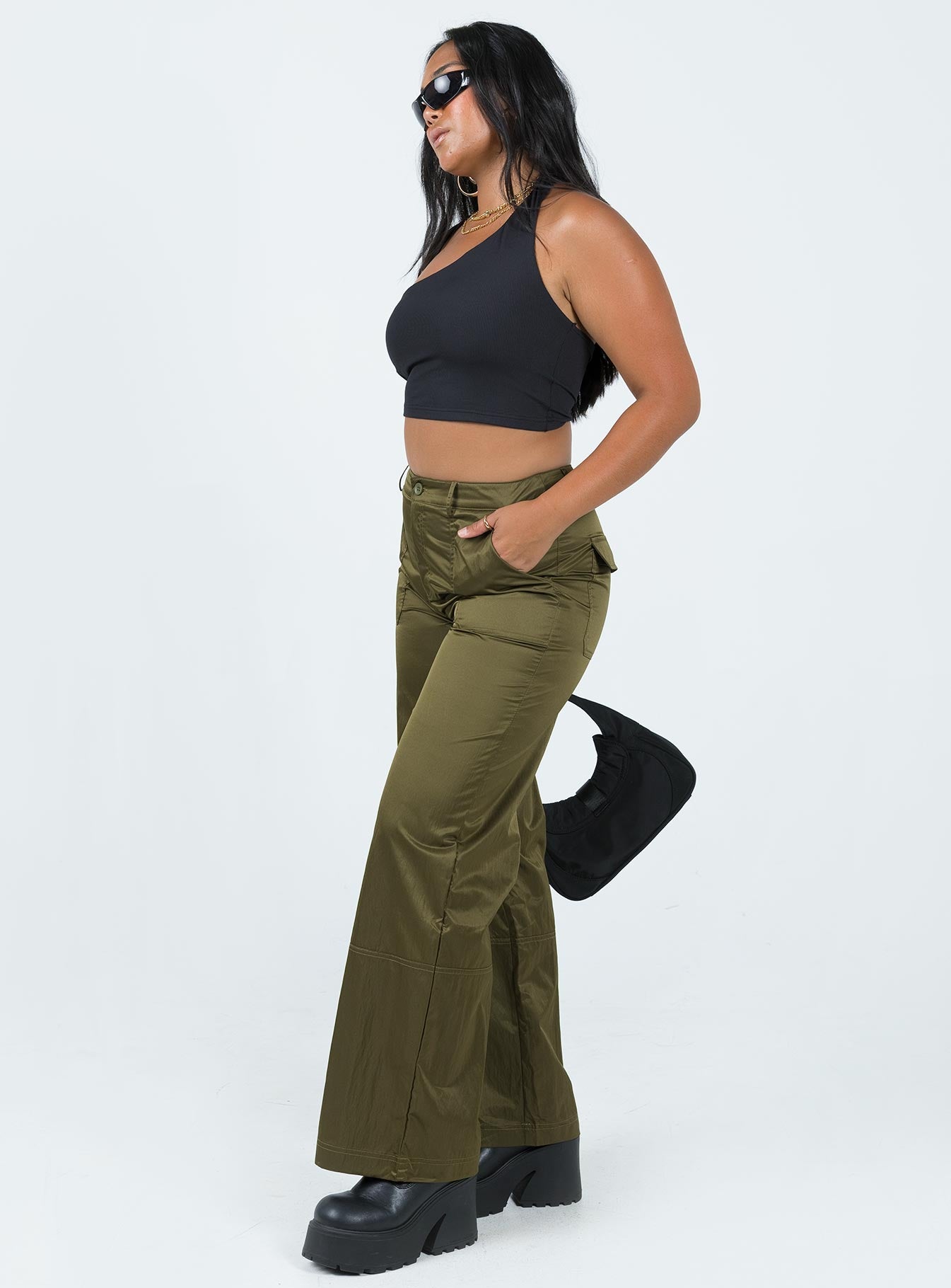 product Princess Polly  Parkham Utility Pants Khaki