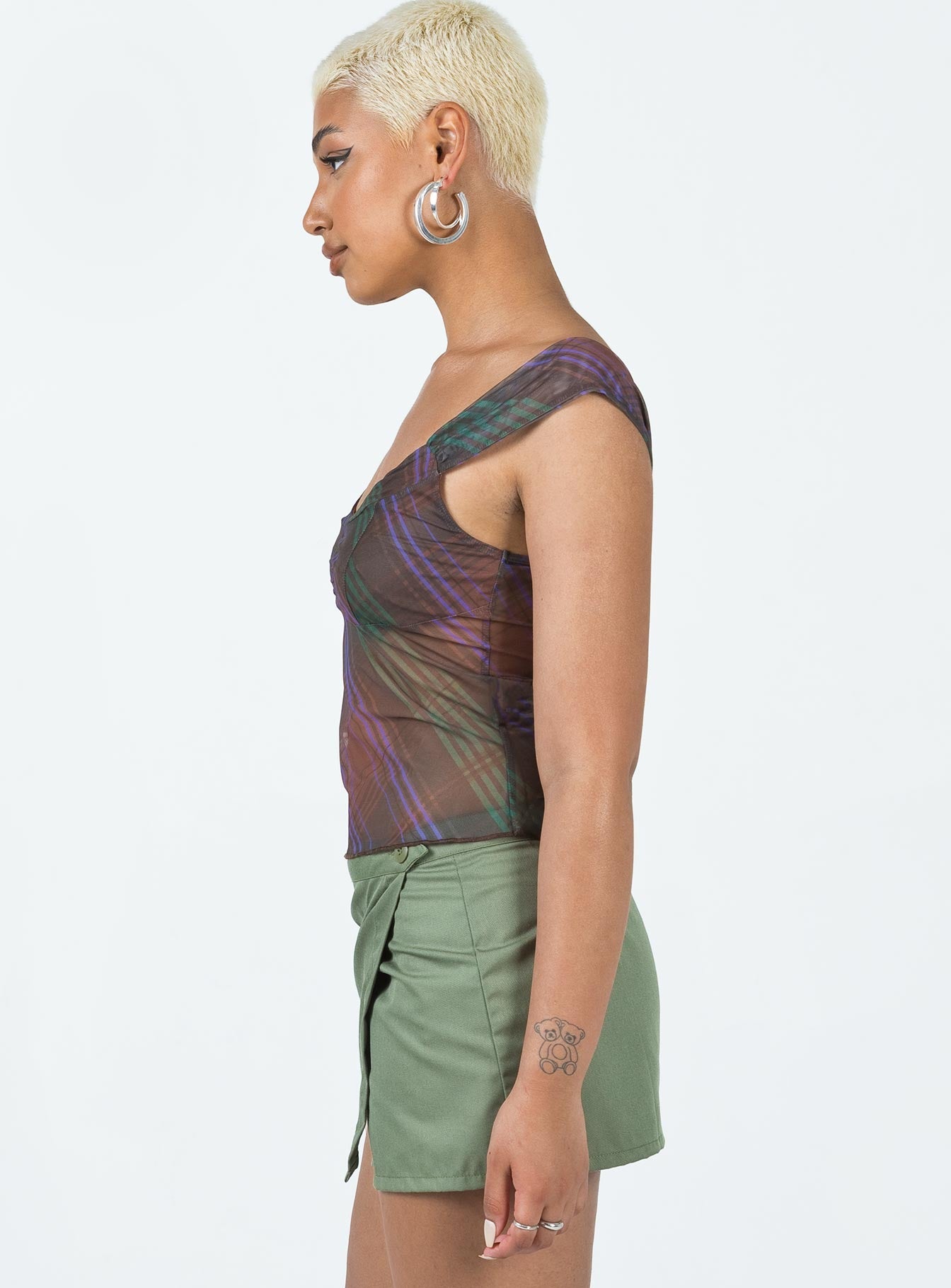 product Princess Polly Short Sleeves Crew Neck  Prep In Your Step Top Multi