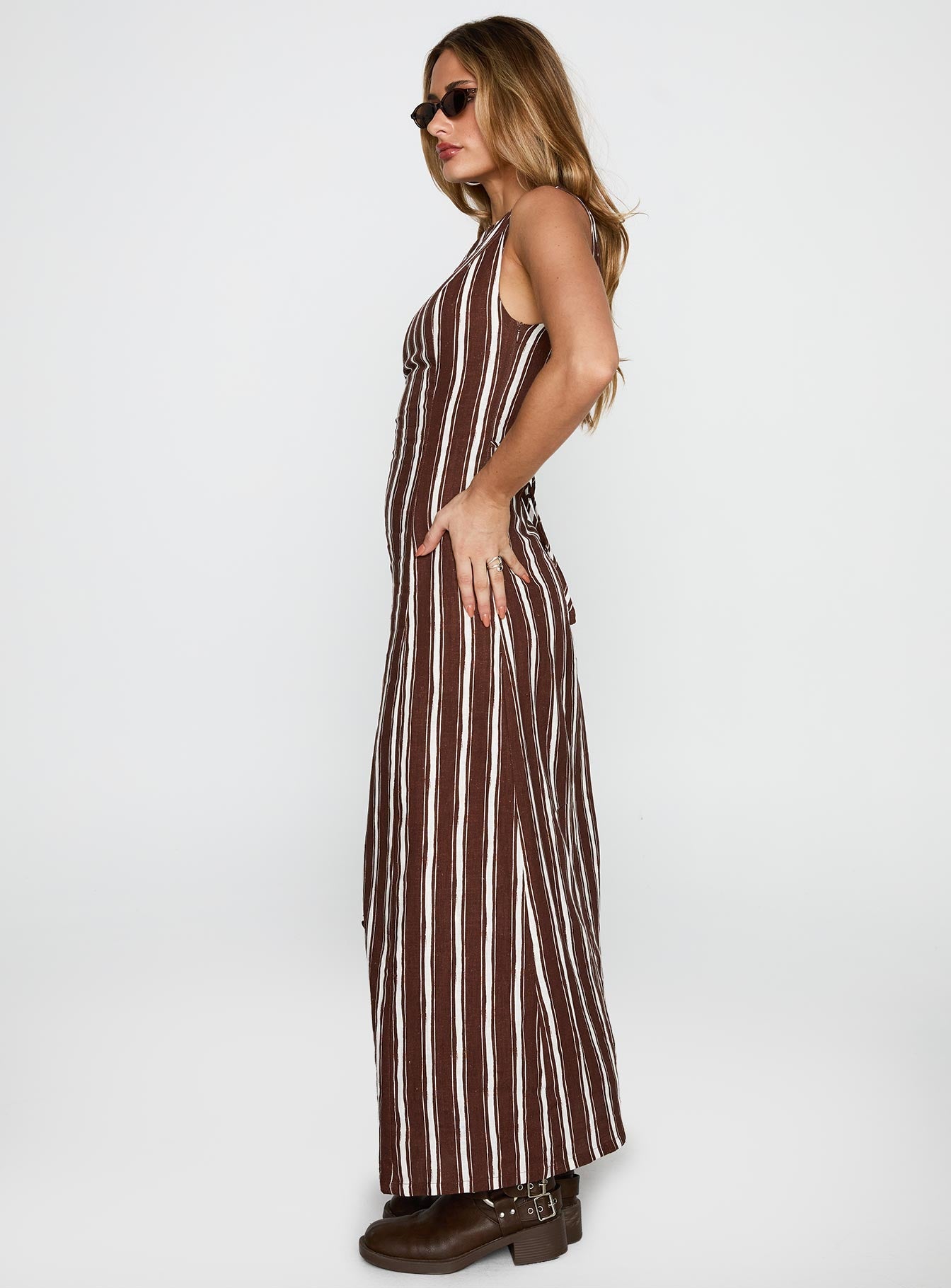Lewisa Maxi Dress Brown