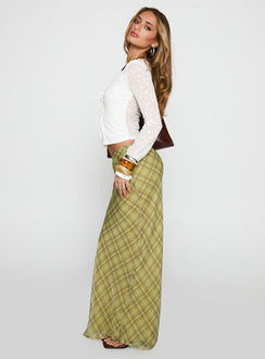 Emelyn Maxi Skirt Green