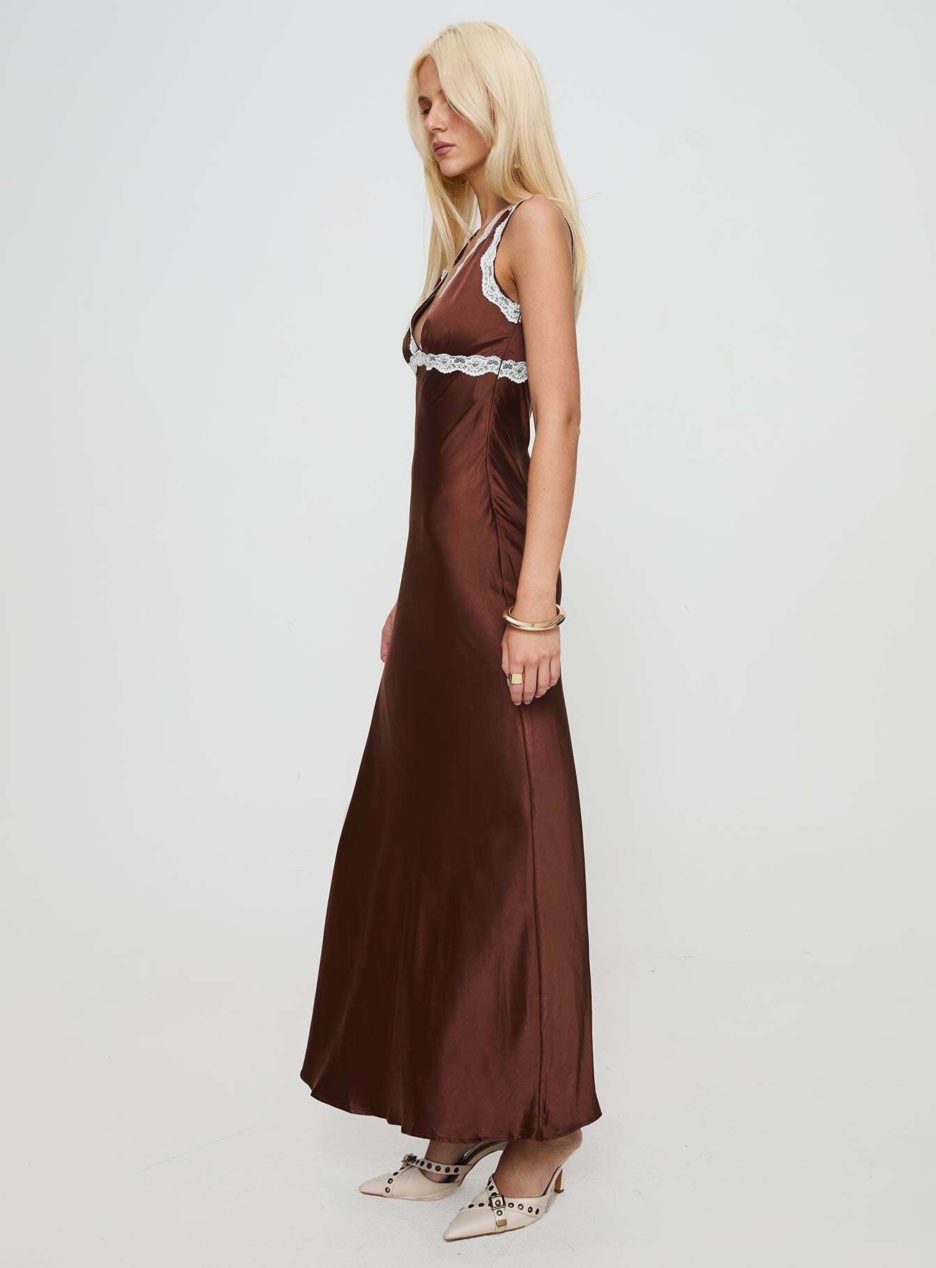Natassja Maxi Dress Chocolate