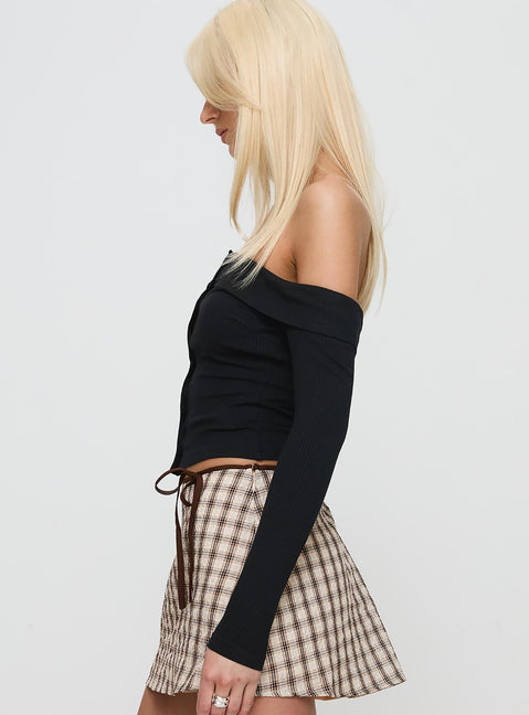 Kingy Long Sleeve Top Black