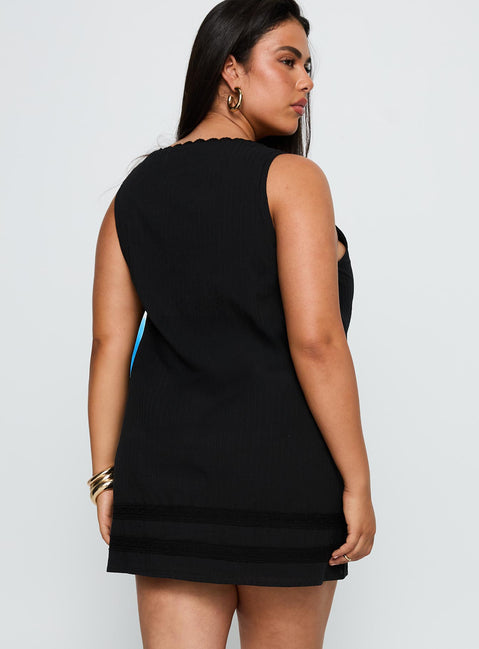 Alanah Mini Dress Black Curve
