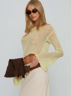 Cafe Pari Sweater Lemon