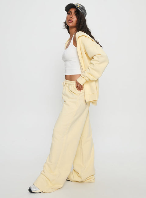 All Day Straight Leg Sweatpants Butter Yellow