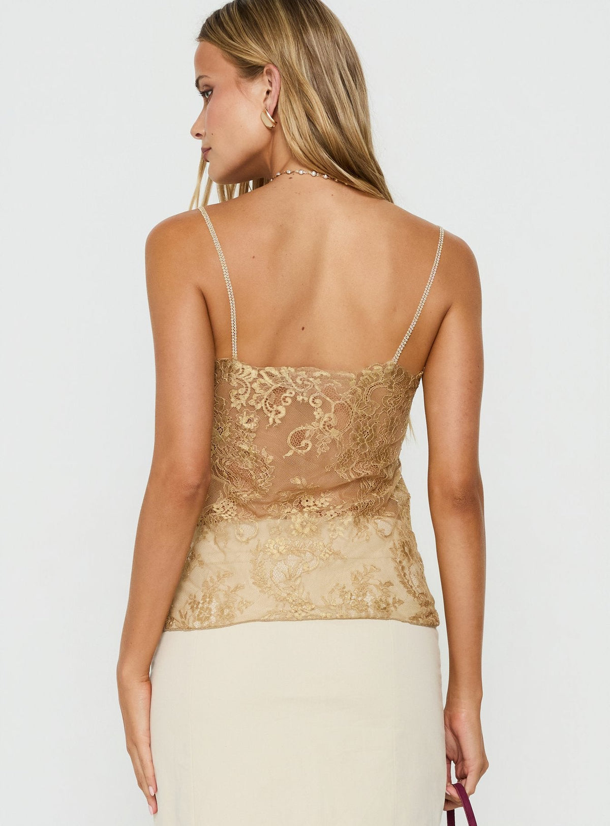 Golden Hour Cami Top Gold