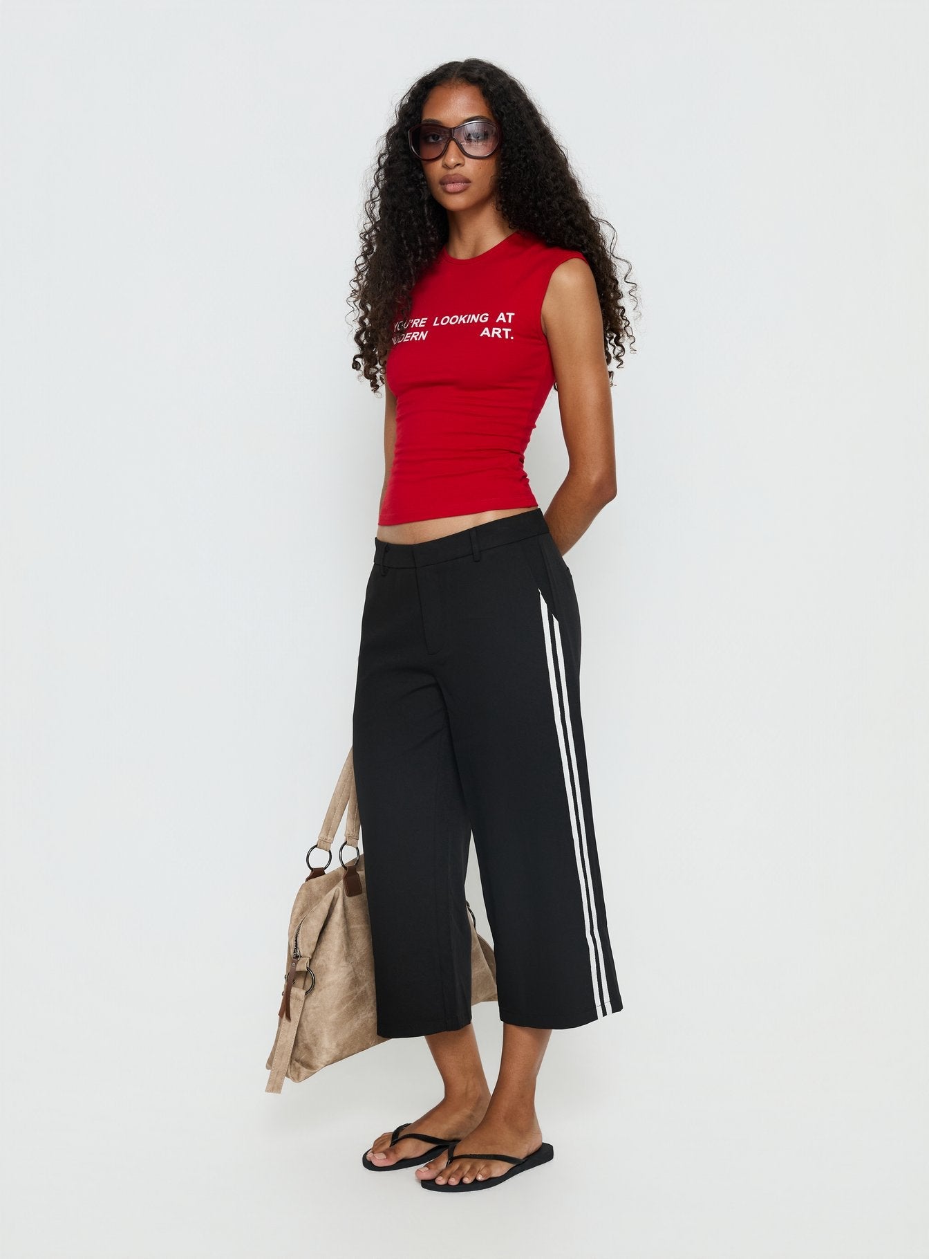 Genesis Capri Pants Noir