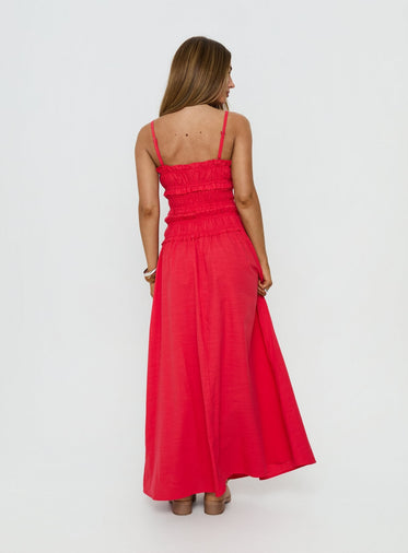 sachin and babi light blue dress Women's Red Floral Halter Maxi Dress Casual Jamaica main image 0