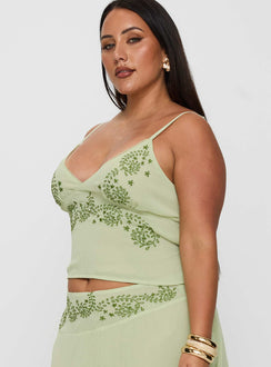 Pappilion Top Sage Curve