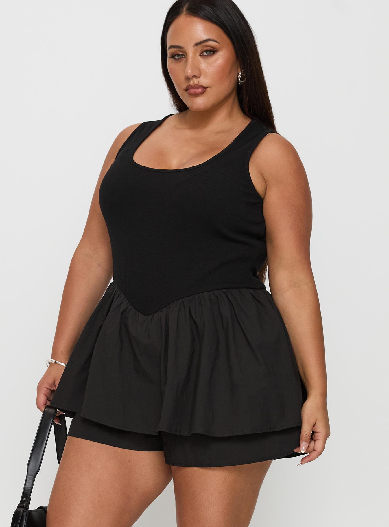 Inspiring Me Playsuit Black Curve
