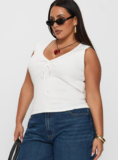 Drawn Me In Top White Curve