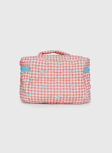 Light Year Pouch Red Gingham