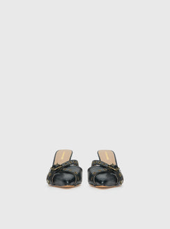 Compelling Pointed Toe Heels Black