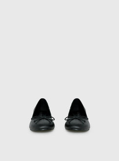 Therapy Diana Heeled Ballet Flats Black