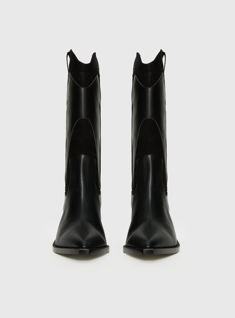 Takes You Far Cowboy Boot Black