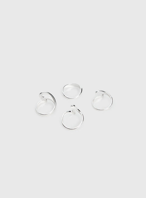 Magnetism Ring Pack Silver