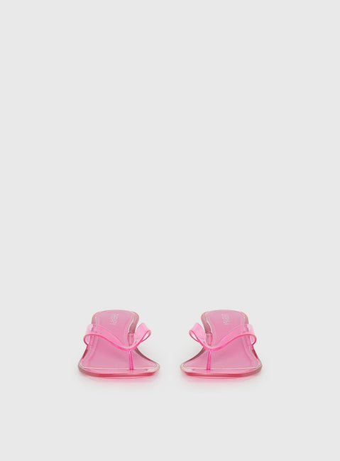 Therapy Jellyz Kitten Heels Pink