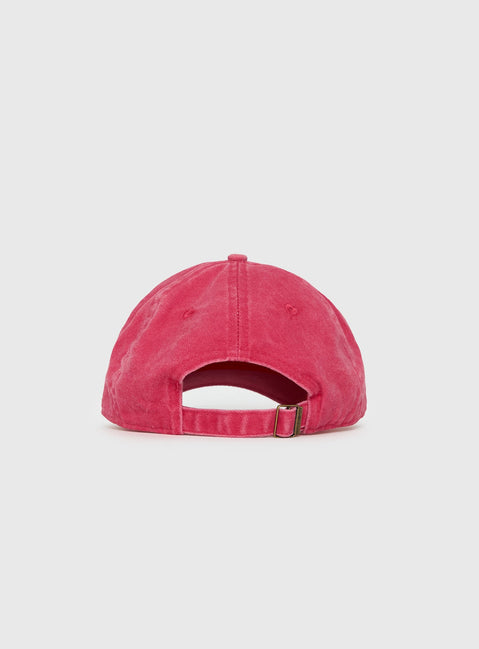 Princess Polly Dad Cap Red