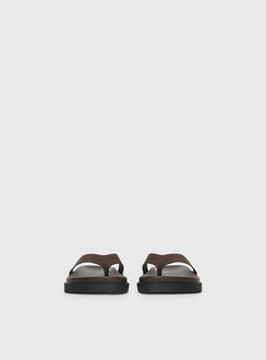 Billini Aila Sandals Dark Cacao Suede