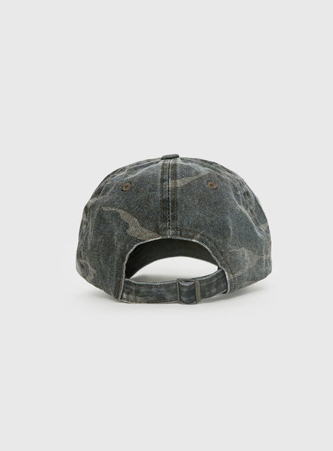 Cadey Cap Washed Camo
