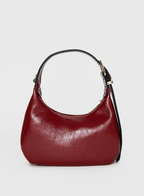 Gigi Shoulder Bag Cherry Red