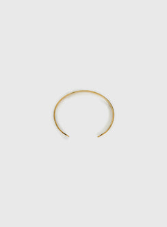 Bridgeta Gold Plated Cuff Bracelet Gold