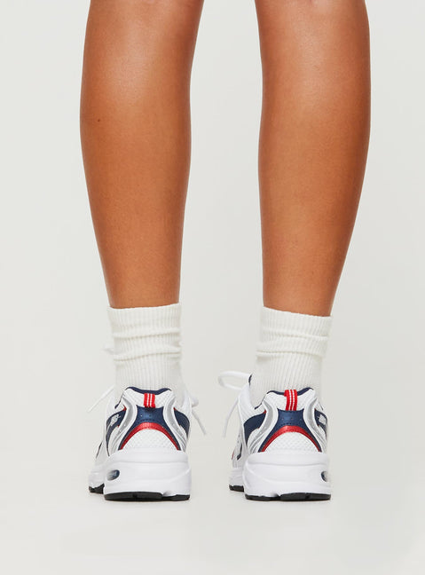 Sneakers Mesh netting throughout, lace-up fastening, pull tab at heel