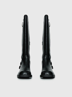 Therapy Form Boots Worn Black