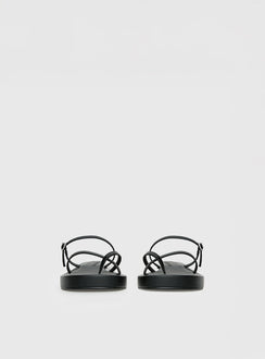 Riki Mini Belt Sandals Black