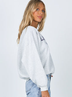 Lake Tahoe Crewneck Sweatshirt Grey Princess Polly  regular 